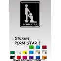 Stickers PORN STAR 1  - 1