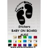 Stickers BABY ON BOARD AUDI 1  - 1