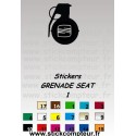 1 Stickers GRENADE SEAT 1  - 1