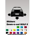 1 stickers Down-n-out GOLF 5  - 3