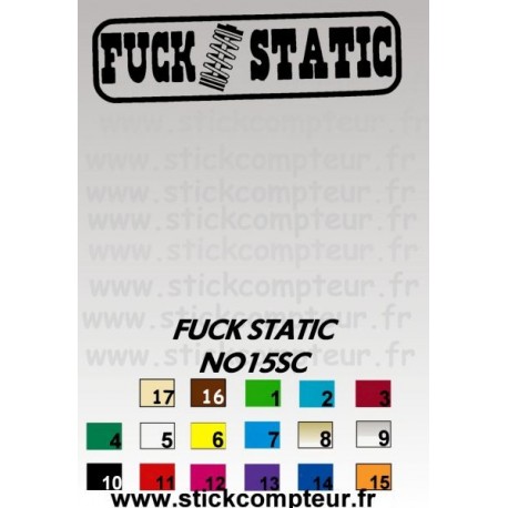 FUCK STATIC NO15SC  - 1
