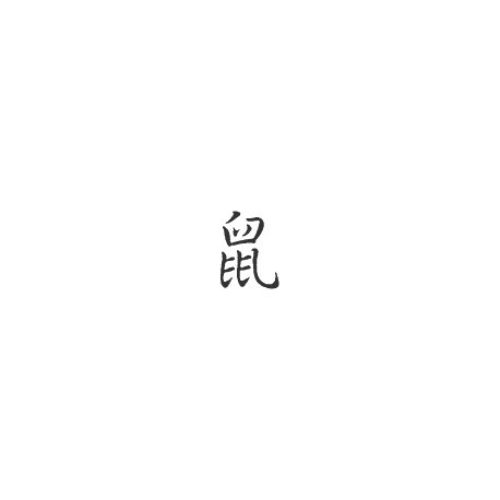 Signe zodiaque chinois RAT Stickers *