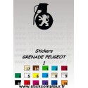 1 Stickers GRENADE PEUGEOT 1  - 1