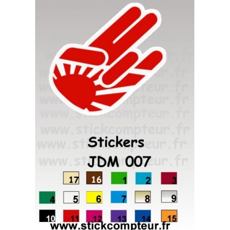 Stickers JDM 007 - 1
