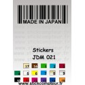 Stickers JDM 021  - 1