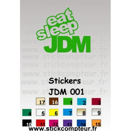 Stickers JDM 001 - 1