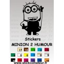 Stickers MINION 2 HUMOUR  - 1