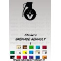 1 Stickers GRENADE RENAULT 1  - 1