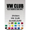 Stickers VW CLUB GUADELOUPE - 4