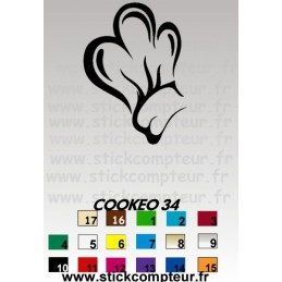 COOKEO 34 Stickers*  - 1