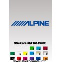 Stickers MA1ALPINE  - 1