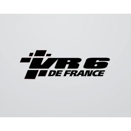 Stickers VR6 DE FRANCE UNIE nouvelle version 2016  - 1