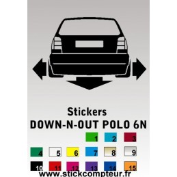 1 stickers Down-n-out POLO 6N