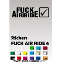 Stickers FUCK AIR RIDE 6  - 1