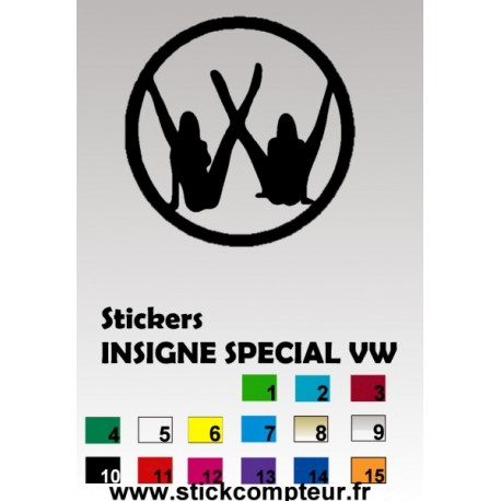 1 Stickers INSIGNE SPECIAL VW  - 1