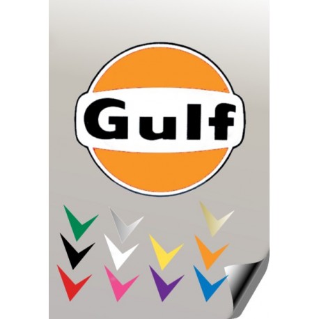 1 stickers autocollant GULF VW  - 1