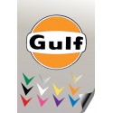 1 stickers autocollant GULF VW  - 1