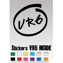 Stickers VR6 INSIDE  - 1