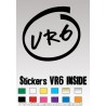 Stickers VR6 INSIDE  - 1