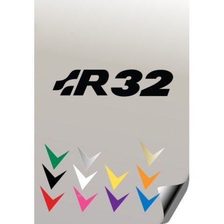 Autocollant R 32  - 1