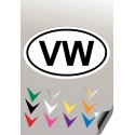 Autocollant EMBLEME VW  - 7