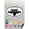Autocollant EMBLEME 1GOLF 3 VW  - 2