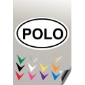 Autocollant EMBLEME POLO VW  - 5