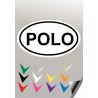 Autocollant EMBLEME POLO VW  - 5