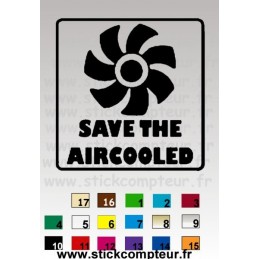 Stickers SAVE THE AIRCOOLED  - 1