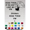 Stickers KISS THIS! VW 1 - 6