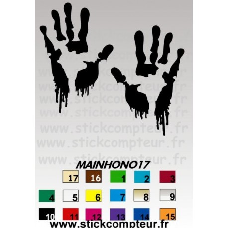 Stickers MAINHONO17  - 1
