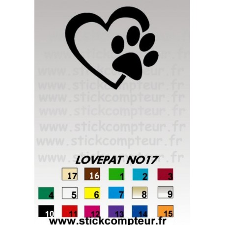 Stickers LOVEPAT NO17  - 1