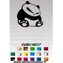 Stickers OURS1NO17  - 1