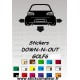Stickers DOW-N-OUT GOLF 6 - 1