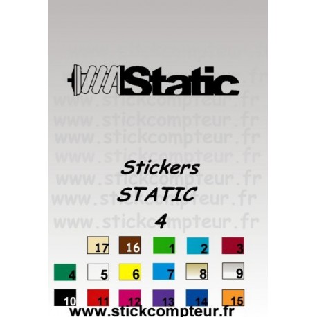 Stickers STATIC 4  - 1