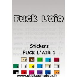 Stickers FUCK L'AIR 1  - 1