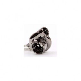 PORTE-CLÉS TURBO NOIR CHROME - 1