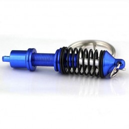 PORTE CLEF AMORTISSEUR BLEU - 1