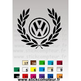 STICKERS COURONNE VW  - 2
