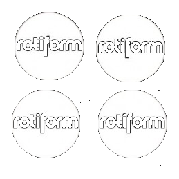 4 Stickers Centre de jantes ROTIFORM  - 2