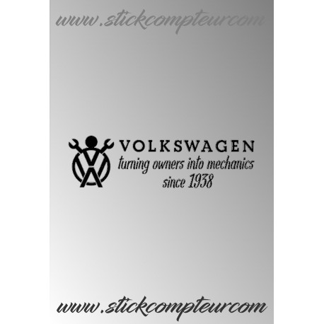 Stickers tuning Volkswagen Tache de peinture