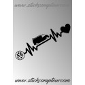 LIFE TRANSPORTEUR VW STICKERS  - 1