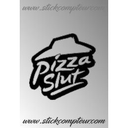PIZZA SLUT STICKERS  - 1