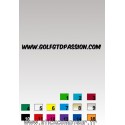 Autocollant GOLF GTD PASSION 6  - 1