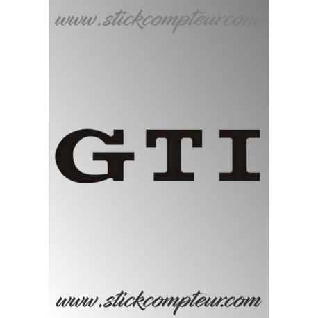 Sticker Volkswagen GTI Fast 2 - Taille et Coloris au choix