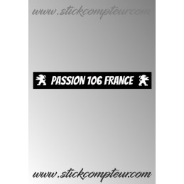 Bande pare brise PASSION 106 FRANCE Bande pare brise PASSION 106 FRANCE