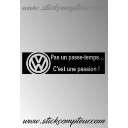 PASSE TEMPS PASSION VW stickers - 1