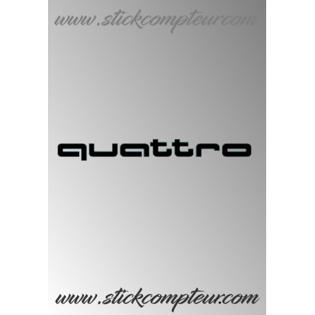 QUATTRO 1 STICKERS  - 1