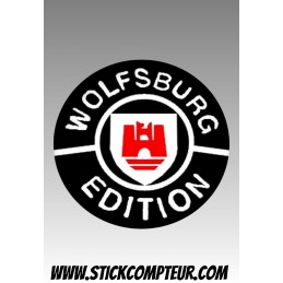 VW WOLFSBURG ROND Stickers*  - 1