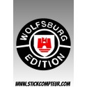 VW WOLFSBURG ROND Stickers*  - 1